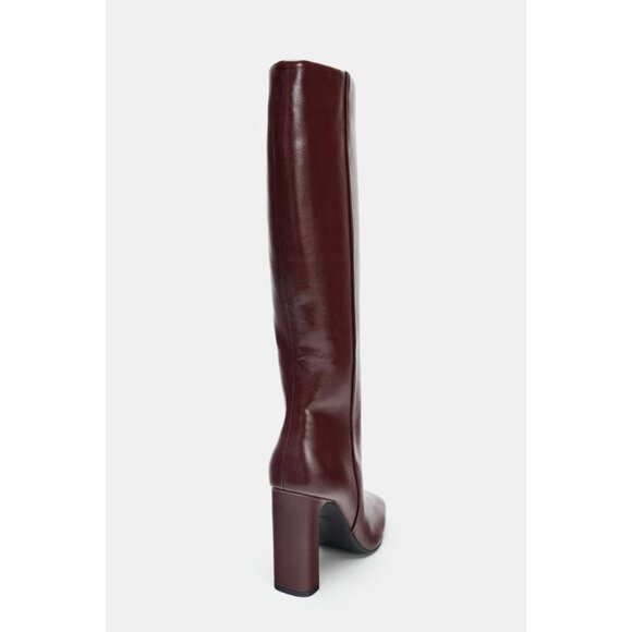 ZARA WIDE HEELED BOOTS - Picture 6 of 6